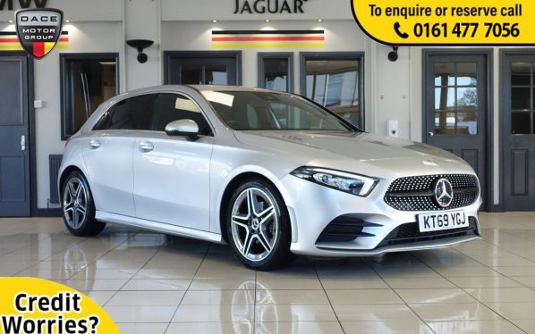 Used 2020 SILVER MERCEDES-BENZ A-CLASS Hatchback 2.0 A 200 D AMG LINE 5d 148 BHP (reg. 2020-01-14) for sale in Wilmslow