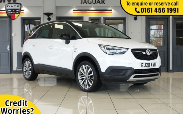 Used 2020 WHITE VAUXHALL CROSSLAND X MPV 1.2 GRIFFIN 5d 109 BHP (reg. 2020-08-07) for sale in Wilmslow