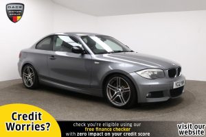 Used 2012 GREY BMW 1 SERIES Coupe 2.0 123D SPORT PLUS EDITION 2d 202 BHP (reg. 2012-05-23) for sale in Manchester