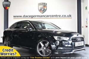 Used 2014 BLACK AUDI A3 Saloon 1.4 TFSI S LINE 4DR AUTO 139 BHP (reg. 2014-04-23) for sale in Altrincham