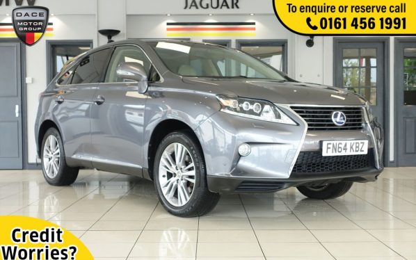 Used 2014 GREY LEXUS RX SUV 3.5 450H ADVANCE PAN ROOF 5d 295 BHP (reg. 2014-09-29) for sale in Wilmslow