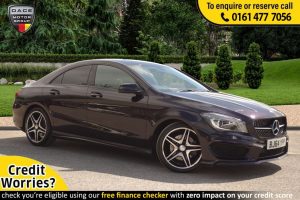 Used 2014 PURPLE MERCEDES-BENZ CLA Coupe 2.1 CLA220 CDI AMG SPORT 4d AUTO 170 BHP (reg. 2014-11-27) for sale in Stockport