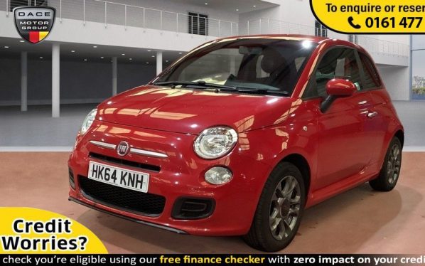 Used 2014 RED FIAT 500 Hatchback 1.2 S 3d 69 BHP (reg. 2014-12-31) for sale in Stockport