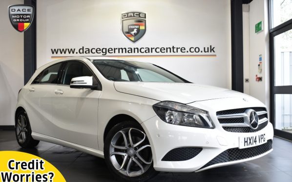 Used 2014 WHITE MERCEDES-BENZ A-CLASS Hatchback 1.6 A180 BLUEEFFICIENCY SPORT 5DR 122 BHP (reg. 2014-03-18) for sale in Altrincham