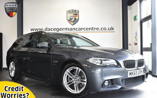 Used 2015 GREY BMW 5 SERIES Estate 2.0 520D M SPORT TOURING 5DR AUTO 188 BHP (reg. 2015-09-30) for sale in Altrincham