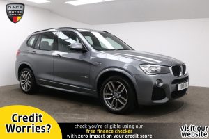 Used 2015 GREY BMW X3 SUV 2.0 XDRIVE20D M SPORT 5d AUTO 188 BHP (reg. 2015-03-04) for sale in Manchester