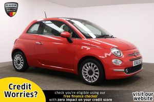 Used 2015 PINK FIAT 500 Hatchback 1.2 LOUNGE 3d 69 BHP (reg. 2015-09-24) for sale in Manchester