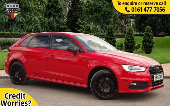 Used 2015 RED AUDI A3 Hatchback 1.8 TFSI QUATTRO S LINE 5 DR AUTO 178 BHP (reg. 2015-10-20) for sale in Stockport