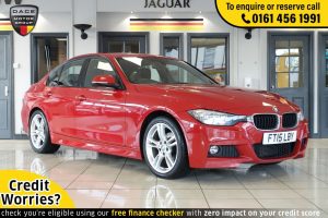 Used 2015 RED BMW 3 SERIES Saloon 2.0 318D M SPORT 4d 148 BHP (reg. 2015-07-29) for sale in Wilmslow