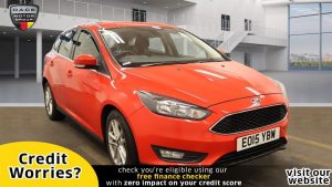 Used 2015 RED FORD FOCUS Hatchback 1.0 ZETEC 5d 100 BHP (reg. 2015-03-31) for sale in Manchester