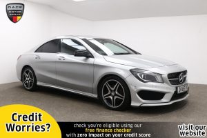 Used 2015 SILVER MERCEDES-BENZ CLA Coupe 1.6 CLA180 AMG SPORT 4d 122 BHP (reg. 2015-09-01) for sale in Manchester
