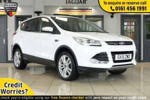 Used 2015 WHITE FORD KUGA 4x4 2.0 TITANIUM X TDCI 5d AUTO 177 BHP (reg. 2015-04-15) for sale in Wilmslow