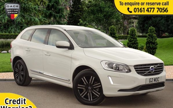 Used 2015 WHITE VOLVO XC60 SUV 2.4 D4 SE LUX NAV AWD 5d AUTO 187 BHP (reg. 2015-09-18) for sale in Stockport