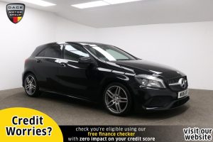 Used 2016 BLACK MERCEDES-BENZ A-CLASS Hatchback 2.1 A 220 D AMG LINE EXECUTIVE 5d AUTO 174 BHP (reg. 2016-03-18) for sale in Manchester