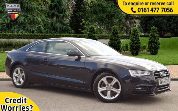 Used 2016 BLUE AUDI A5 Coupe 1.8 TFSI SE 3d 175 BHP (reg. 2016-01-31) for sale in Stockport