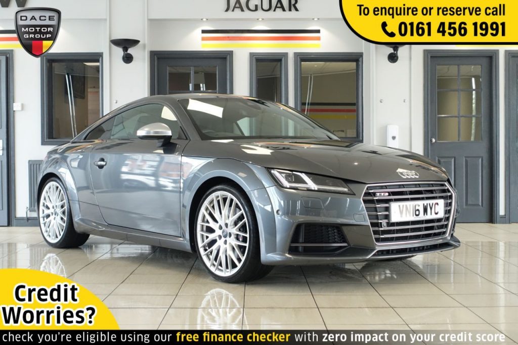 Used 2016 GREY AUDI TT Coupe 2.0 TTS TFSI QUATTRO 2d AUTO 306 BHP (reg. 2016-05-06) for sale in Wilmslow