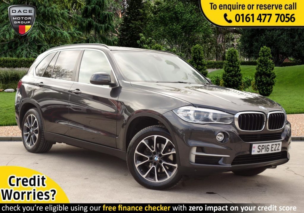 Used 2016 GREY BMW X5 SUV 3.0 XDRIVE30D SE 5d AUTO 255 BHP ( SEVEN SEATS ) (reg. 2016-05-31) for sale in Stockport