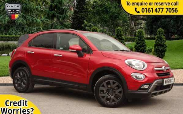 Used 2016 RED FIAT 500X Hatchback 1.4 MULTIAIR CROSS 5d 140 BHP (reg. 2016-04-05) for sale in Stockport