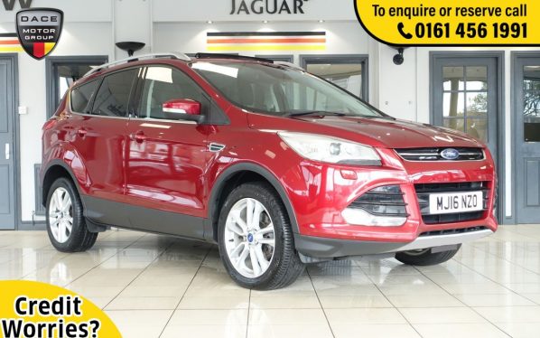 Used 2016 RED FORD KUGA SUV 2.0 TITANIUM X TDCI 5d AUTO 177 BHP (reg. 2016-04-25) for sale in Wilmslow