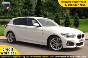 Used 2016 WHITE BMW 1 SERIES Hatchback 1.5 118I M SPORT 5d 134 BHP (reg. 2016-07-29) for sale in Stockport