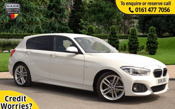 Used 2016 WHITE BMW 1 SERIES Hatchback 1.5 118I M SPORT 5d 134 BHP (reg. 2016-07-29) for sale in Stockport
