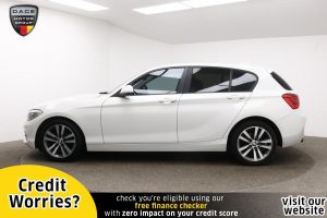 Used 2016 WHITE BMW 1 SERIES Hatchback 1.5 118I SPORT 5d 134 BHP (reg. 2016-10-26) for sale in Manchester
