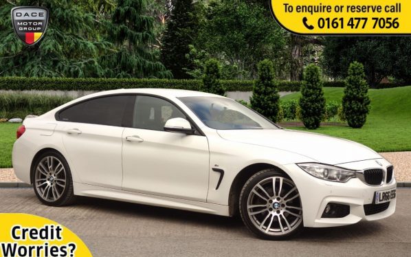 Used 2016 WHITE BMW 4 SERIES GRAN COUPE Coupe 2.0 420D M SPORT GRAN COUPE 4d AUTO 188 BHP (reg. 2016-09-29) for sale in Stockport