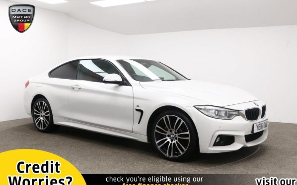Used 2016 WHITE BMW 4 SERIES Coupe 3.0 435D XDRIVE M SPORT 2d AUTO 309 BHP (reg. 2016-05-31) for sale in Manchester