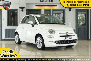 Used 2016 WHITE FIAT 500 Hatchback 1.2 LOUNGE DUALOGIC 3d AUTO 69 BHP (reg. 2016-04-29) for sale in Wilmslow