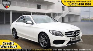 Used 2016 WHITE MERCEDES-BENZ C-CLASS Saloon 2.1 C220 D AMG LINE PREMIUM 4d AUTO 170 BHP (reg. 2016-10-31) for sale in Wilmslow