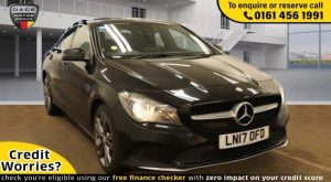 Used 2017 BLACK MERCEDES-BENZ CLA Coupe 2.1 CLA 220 D SPORT 4d AUTO 174 BHP (reg. 2017-04-26) for sale in Wilmslow
