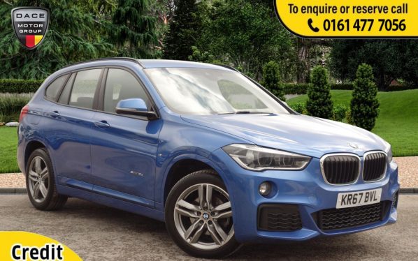 Used 2017 BLUE BMW X1 SUV 2.0 SDRIVE18D M SPORT 5d 148 BHP (reg. 2017-10-30) for sale in Stockport