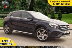 Used 2017 BLUE MERCEDES-BENZ GLA-CLASS SUV 2.1 GLA 200 D AMG LINE 5d AUTO 134 BHP (reg. 2017-09-30) for sale in Stockport