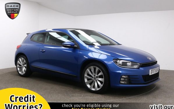 Used 2017 BLUE VOLKSWAGEN SCIROCCO Coupe 2.0 GT TDI BLUEMOTION TECHNOLOGY 2d 150 BHP (reg. 2017-08-11) for sale in Manchester