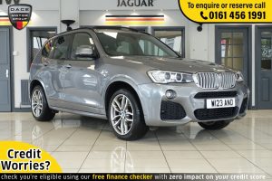 Used 2017 GREY BMW X3 SUV 3.0 XDRIVE30D M SPORT 5d AUTO 255 BHP (reg. 2017-09-15) for sale in Wilmslow