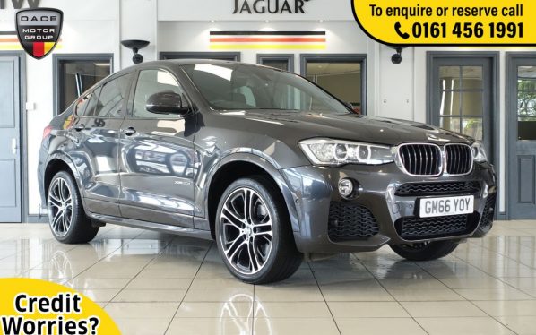 Used 2017 GREY BMW X4 SUV 2.0 XDRIVE20D M SPORT 4d AUTO 188 BHP (reg. 2017-01-06) for sale in Wilmslow
