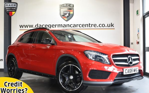 Used 2017 RED MERCEDES-BENZ GLA-CLASS SUV 2.1 GLA 220 D 4MATIC AMG LINE PREMIUM 5DR AUTO 174 BHP (reg. 2017-01-16) for sale in Altrincham