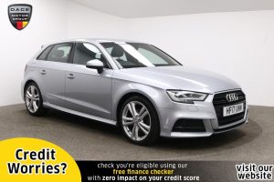 Used 2017 SILVER AUDI A3 Hatchback 1.4 TFSI S LINE 5d AUTO 148 BHP (reg. 2017-03-01) for sale in Manchester