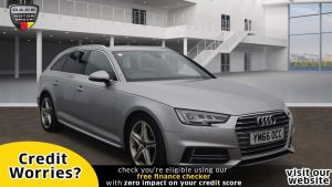 Used 2017 SILVER AUDI A4 Estate 2.0 AVANT TDI ULTRA S LINE 5d 188 BHP (reg. 2017-01-27) for sale in Manchester