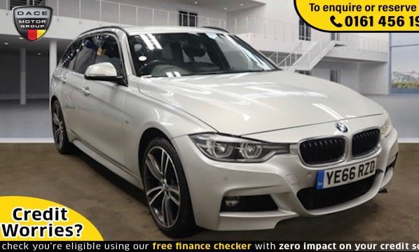 Used 2017 SILVER BMW 3 SERIES Estate 2.0 320D XDRIVE M SPORT TOURING 5d AUTO 188 BHP (reg. 2017-01-25) for sale in Wilmslow