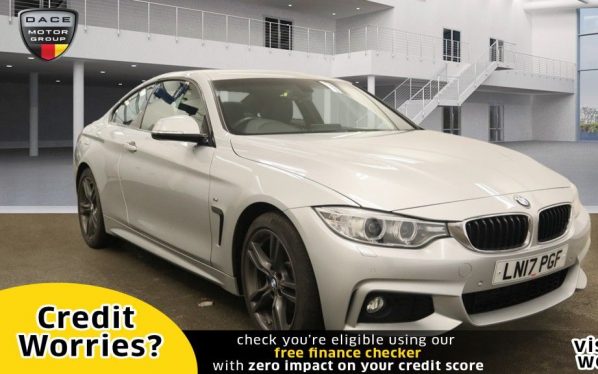 Used 2017 SILVER BMW 4 SERIES Coupe 3.0 430D M SPORT 2d AUTO 255 BHP (reg. 2017-03-14) for sale in Manchester