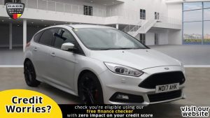 Used 2017 SILVER FORD FOCUS Hatchback 2.0 ST-3 5d 247 BHP (reg. 2017-08-29) for sale in Manchester