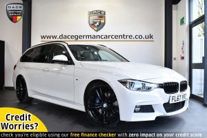 Used 2017 WHITE BMW 3 SERIES Estate 2.0 320D M SPORT TOURING 5DR AUTO 188 BHP (reg. 2017-09-29) for sale in Altrincham