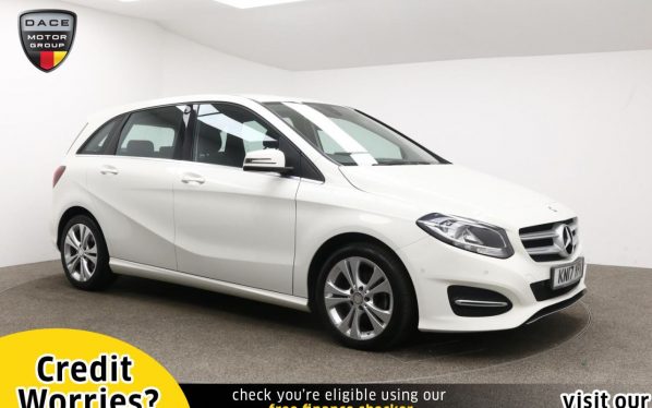 Used 2017 WHITE MERCEDES-BENZ B-CLASS MPV 2.1 B 200 D SPORT EXECUTIVE 5d AUTO 134 BHP (reg. 2017-03-29) for sale in Manchester