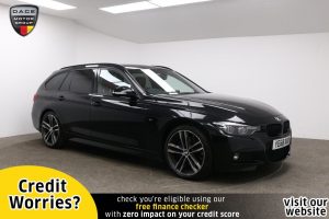 Used 2018 BLACK BMW 3 SERIES Estate 2.0 320I M SPORT SHADOW EDITION TOURING 5d 181 BHP (reg. 2018-10-29) for sale in Manchester