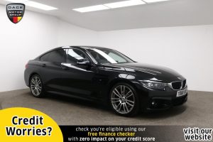 Used 2018 BLACK BMW 4 SERIES Coupe 2.0 430I M SPORT GRAN COUPE 4d AUTO 248 BHP (reg. 2018-10-12) for sale in Manchester