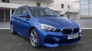 Used 2018 BLUE BMW 2 SERIES Hatchback 1.5 225XE M SPORT ACTIVE TOURER 5DR AUTO 134 BHP (reg. 2018-07-24) for sale in Altrincham