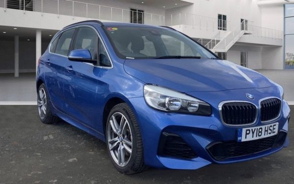 Used 2018 BLUE BMW 2 SERIES Hatchback 1.5 225XE M SPORT ACTIVE TOURER 5DR AUTO 134 BHP (reg. 2018-07-24) for sale in Altrincham