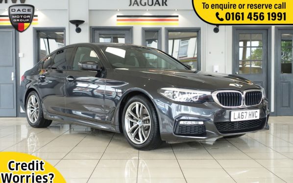 Used 2018 GREY BMW 5 SERIES Saloon 2.0 520D M SPORT 4d AUTO 188 BHP (reg. 2018-02-28) for sale in Wilmslow