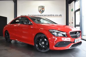Used 2018 RED MERCEDES-BENZ CLA Coupe 1.6 CLA 180 AMG LINE 4DR AUTO 121 BHP (reg. 2018-03-09) for sale in Altrincham